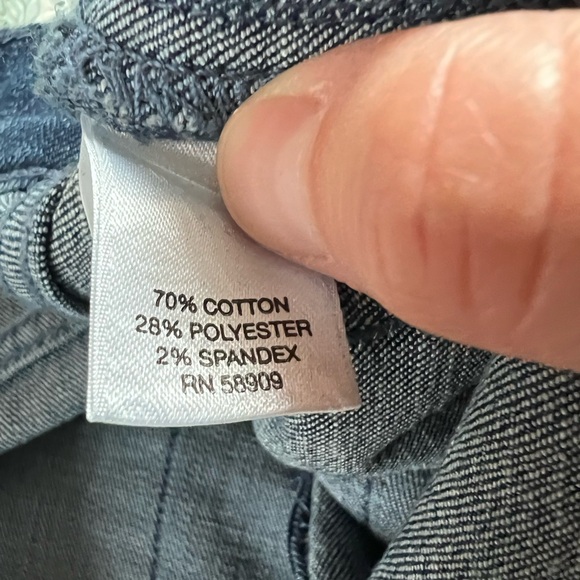 Chelsea and Violet patch pocket Women's stretch Flared Blue Jeans - Picture 9 of 10